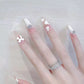 White Pearls Nail Charms Multi Shapes Flower Heart - #61689 - Premier Nail Supply 
