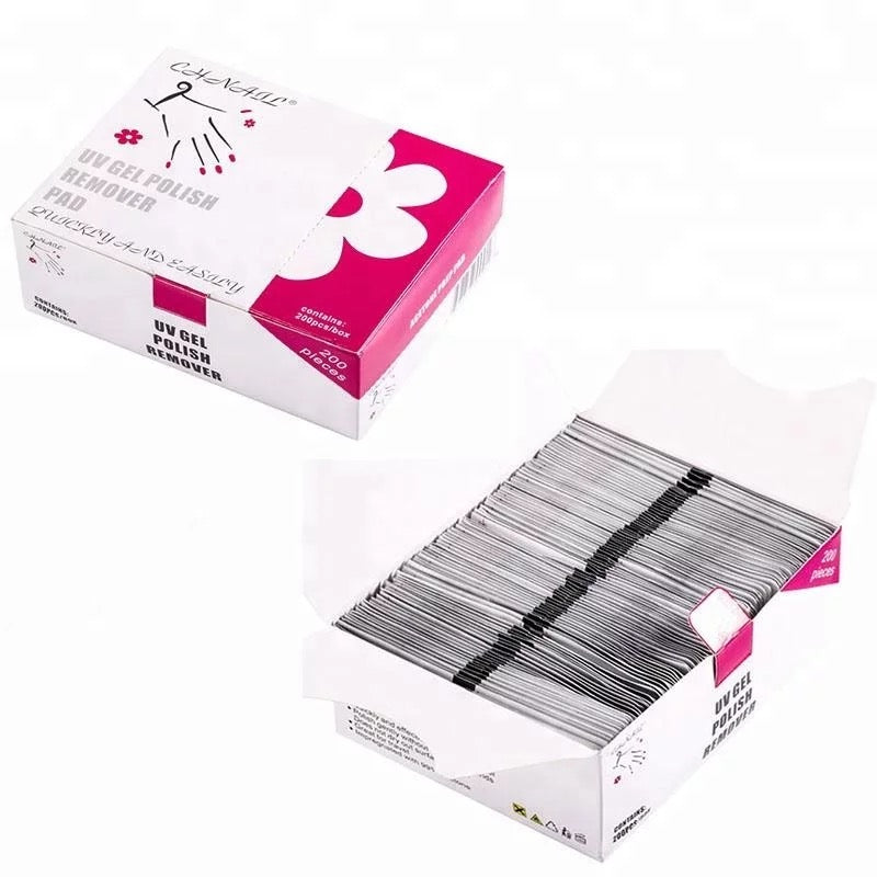 Gel Polish Remover Pads 200pcs - Premier Nail Supply 