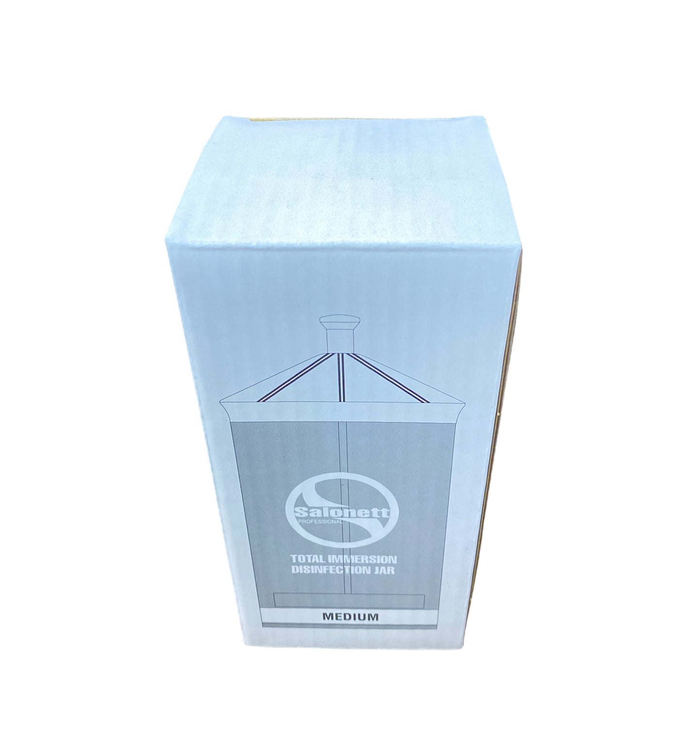 Salonett total Immersion Disinfection Jar Medium - #46966 - Premier Nail Supply 