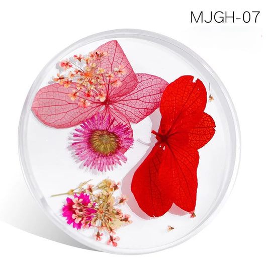 Dried Natural Flowers Mix  Different Color - MJGH207 - Premier Nail Supply 