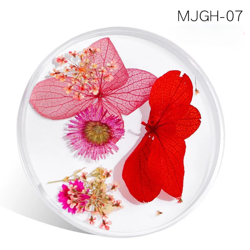Dried Natural Flowers Mix  Different Color - MJGH207 - Premier Nail Supply 