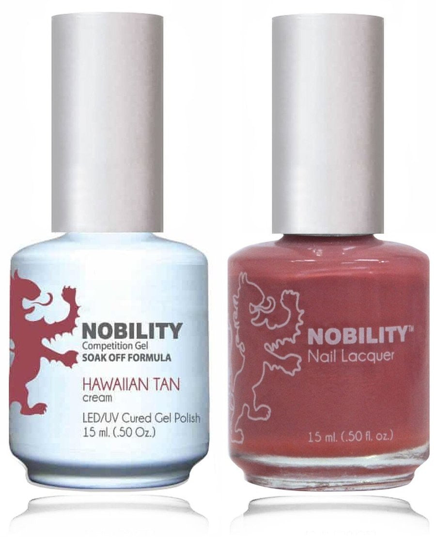 Lechat Nobility Gel Polish & Nail Lacquer - Hawaiian Tan 0.5 oz - #NBCS022 - Premier Nail Supply 