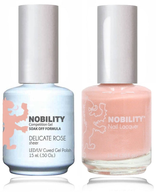 Lechat Nobility Gel Polish & Nail LacquerDelicate Rose 0.5 oz - #NBCS015 - Premier Nail Supply 