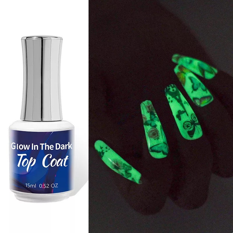 Glow In the Dark Top Gel 15ml - Premier Nail Supply 