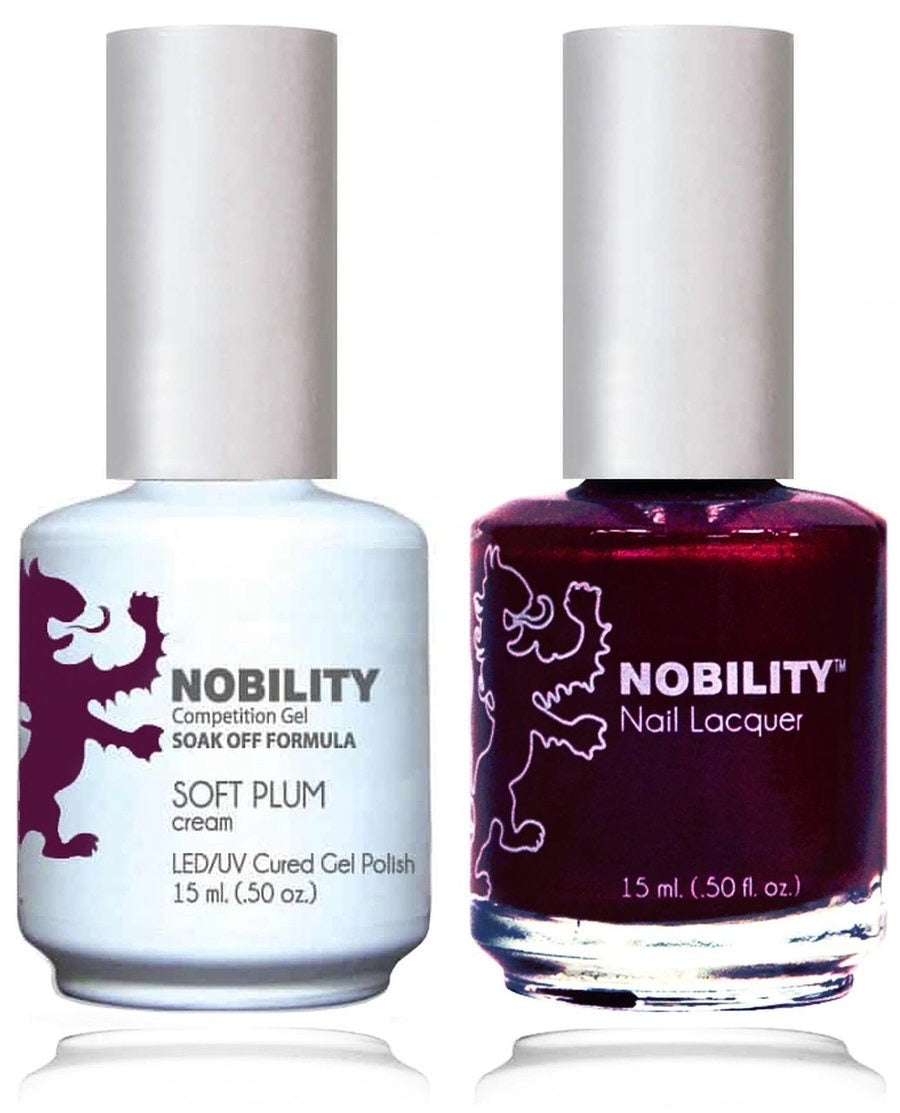 Lechat Nobility Gel Polish & Nail Lacquer - Soft Plum - #NBCS099 - Premier Nail Supply 