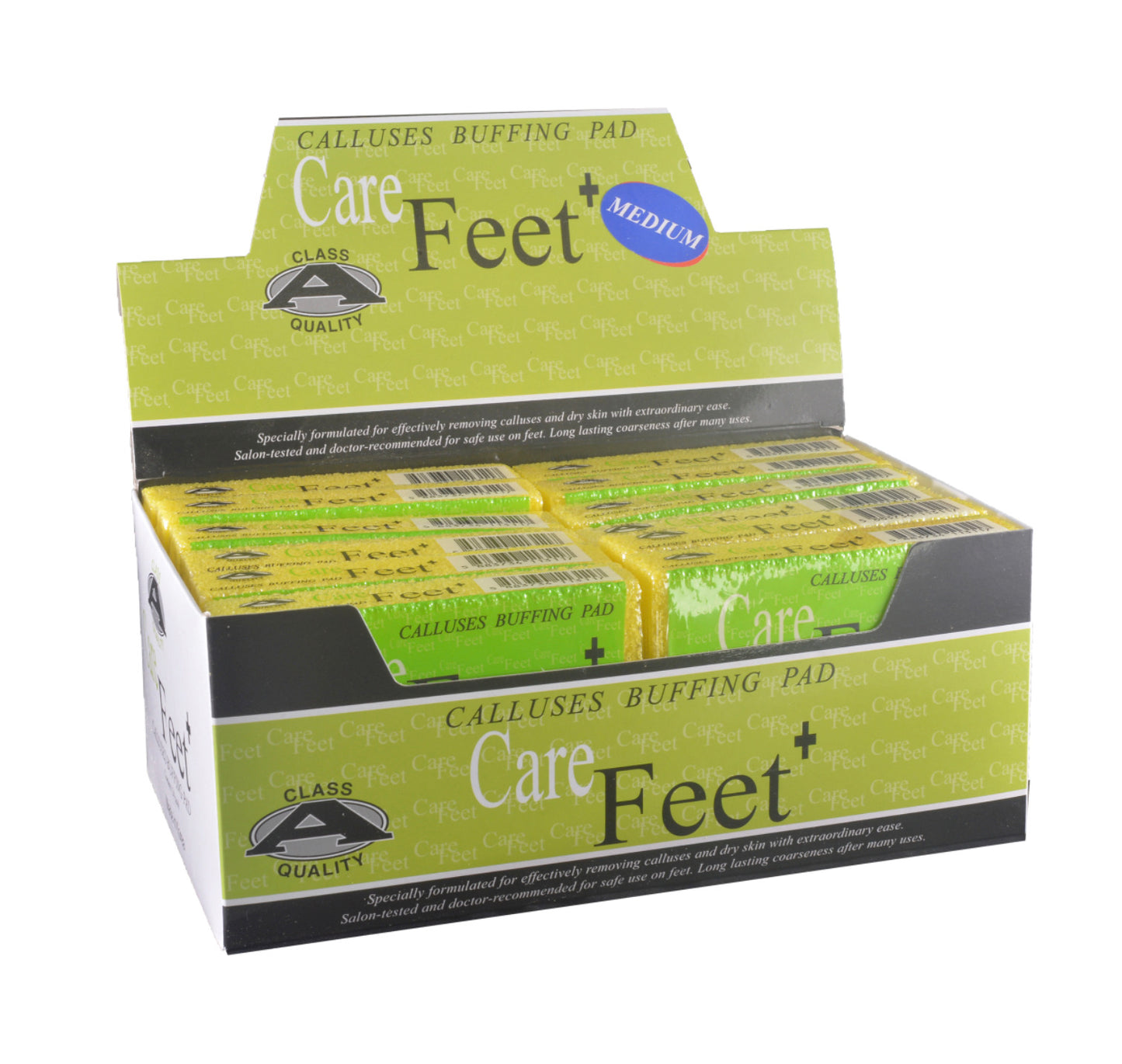 Care Feet Callus Pad Box - Medium (24pcs) - Yellow - Premier Nail Supply 