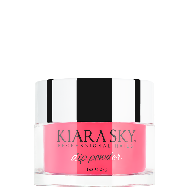 Kiara Sky Dip Glow Powder -Pinkaholic - #DG129 - Premier Nail Supply 