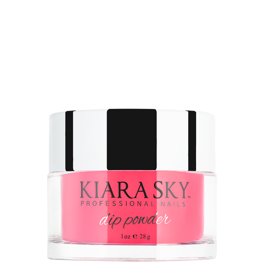 Kiara Sky Dip Glow Powder -Pinkaholic - #DG129 - Premier Nail Supply 