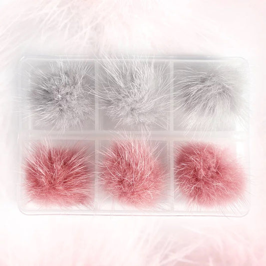 Nail Fluffy Pom Pom Magnetic -  POMPG4 - Premier Nail Supply 