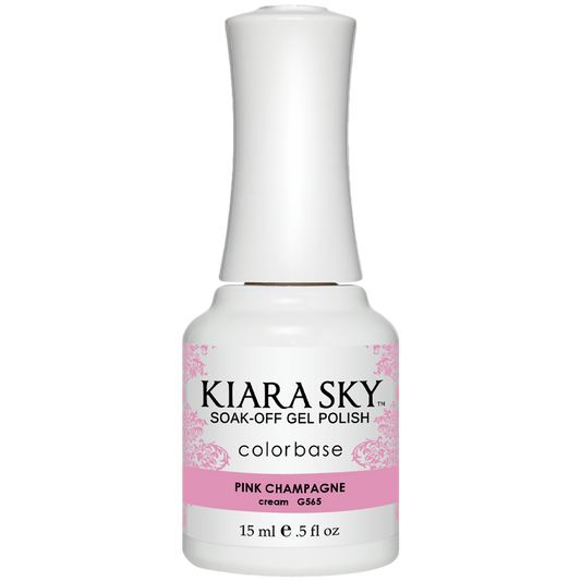 Kiara Sky Gelcolor - Pink Champagne 0.5 oz - #G565 - Premier Nail Supply 