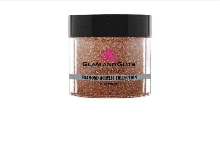 Glam & Glits - Acrylic Powder - Hazel 1 oz - DA74 - Premier Nail Supply 