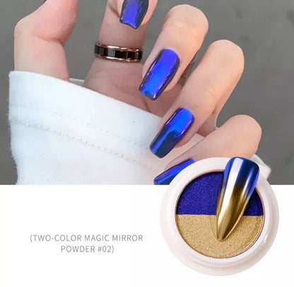 Solid Chrome Pigments Ombré  Powder - Premier Nail Supply 