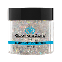 Glam & Glits Acrylic Powder - Platinum Pearl 1 oz - FA543 - Premier Nail Supply 