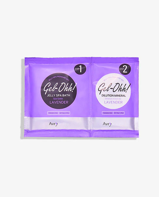 Avrybeauty Jelly Spa Pedi Bath Lavender Box 30 set - Premier Nail Supply 