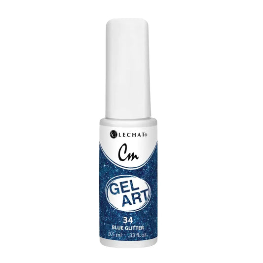Lechat CM Gel Nail Art - Blue Glitter- #CMG34 - Premier Nail Supply 