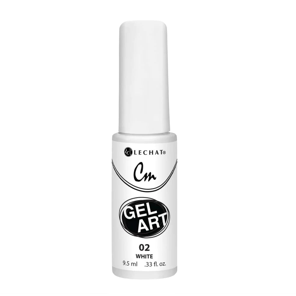 Lechat CM Gel Nail Art - White - #CMG02 - Premier Nail Supply 