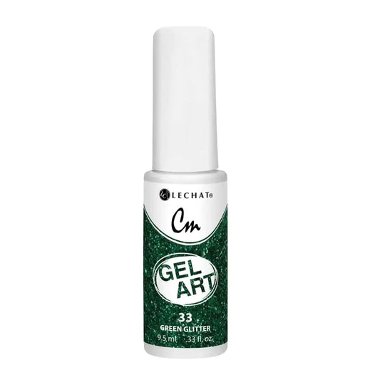 Lechat CM Gel Nail Art - Green Glitter- #CMG33 - Premier Nail Supply 