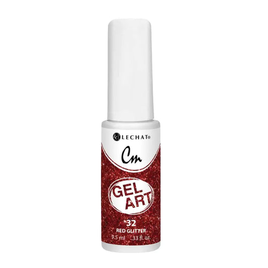 Lechat CM Gel Nail Art - Red Glitter - #CMG32 - Premier Nail Supply 
