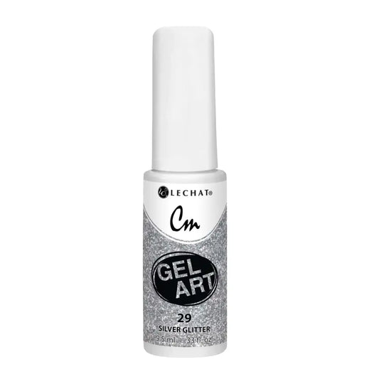 Lechat CM Gel Nail Art - Silver Glitter - #CMG29 - Premier Nail Supply 
