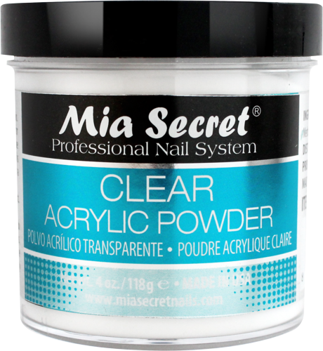 Mia Secret - Clear Acrylic Powder  1 oz - #PL420-C - Premier Nail Supply 
