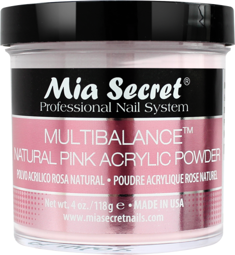 Mia Secret - Multibalance Natural Pink Acrylic Powder 1 oz - #PL420-NB - Premier Nail Supply 