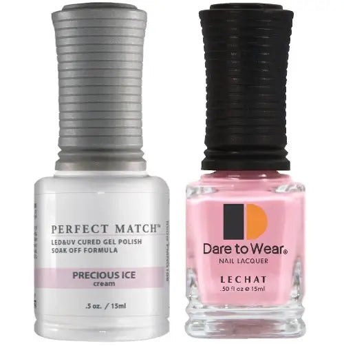 Lechat Perfect Match Gel Polish & Nail Lacquer - Precious Ice 0.5 oz - #PMS168 - Premier Nail Supply 