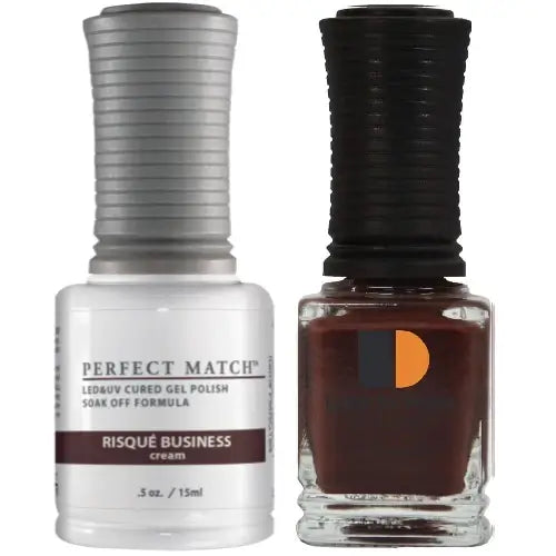 Lechat Perfect Match Gel Polish & Nail Lacquer - Risque Business 0.5 oz - #PMS184 - Premier Nail Supply 