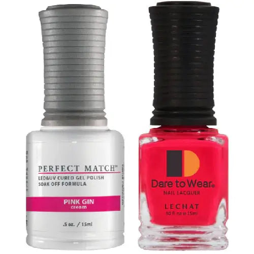Lechat Perfect Match Gel Polish & Nail Lacquer - Pink Gin 0.5 oz - #PMS026 - Premier Nail Supply 