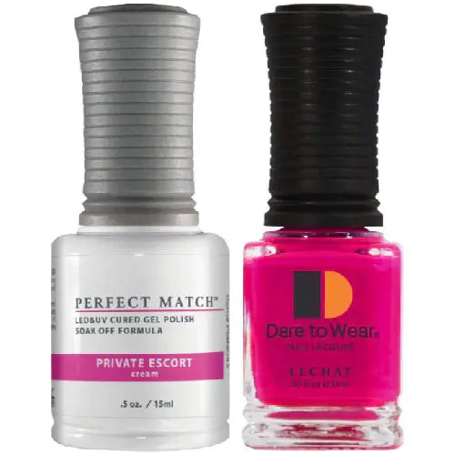 Lechat Perfect Match Gel Polish & Nail Lacquer - Private Escort 0.5 oz - #PMS042 - Premier Nail Supply 