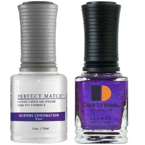 Lechat Perfect Match Gel Polish & Nail Lacquer - Queens Coronation 0.5 oz - #PMS73 - Premier Nail Supply 