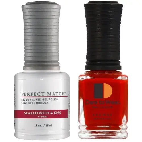 Lechat Perfect Match Gel Polish & Nail Lacquer - Sealed With A Kiss 0.5 oz - #PMS91 - Premier Nail Supply 